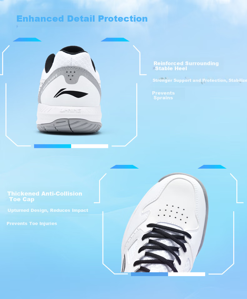 LI-NING Unisex Lightning Professional Badminton Shoes Non-Slip Durable Comfortable Training Sneakers 8
