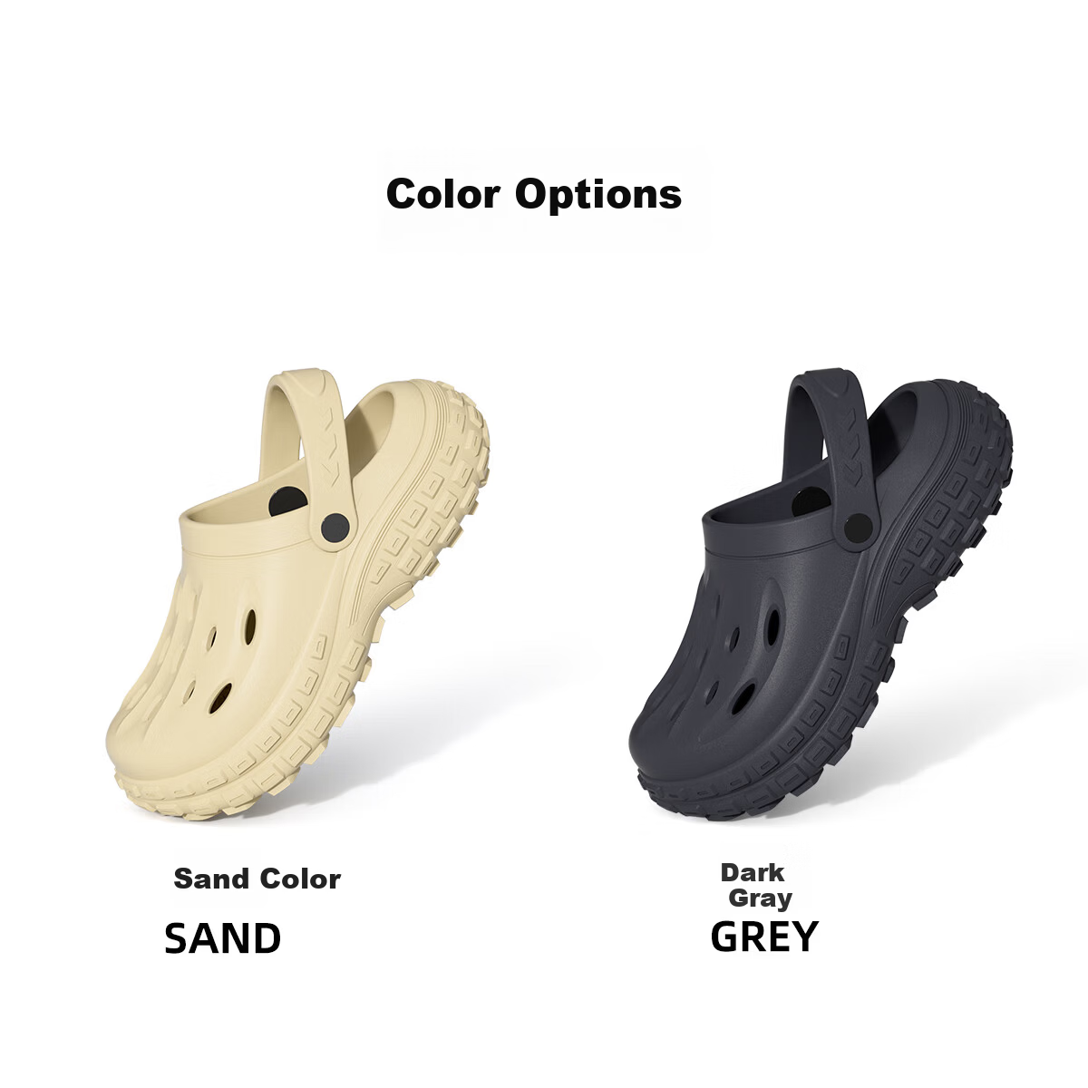 TZLDN Men's Summer Outdoor Sandals Clogs Slip-Resistant Beach Slippers with Soft Sole for Surgical Room 9