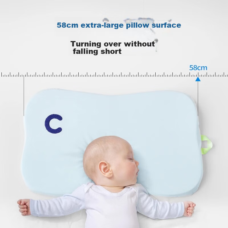 CORY Baby Pillow Cloud Piece Pillow Newborn 0-6 Months to 3 Years Moisture-Absorbing Breathable Washable Spine Support Pillow