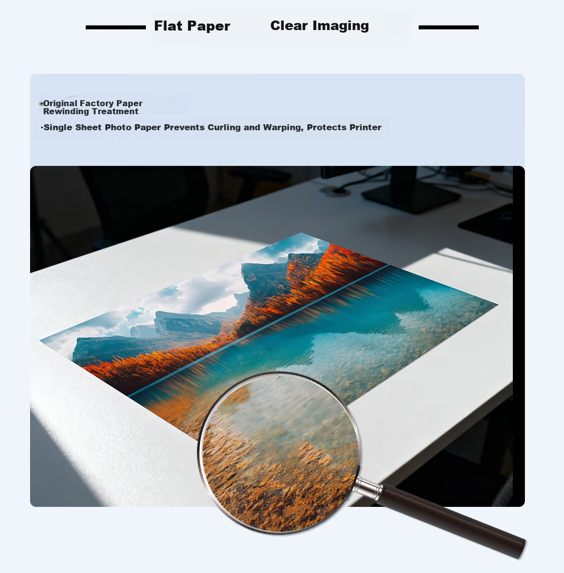 EPSON A3 Premium Matte Photo Paper 50 Sheets/Pack C13S450382 Color Inkjet Printer Photo Paper for Landscape Printing, Commercial Office Printing, Poster Printing 6