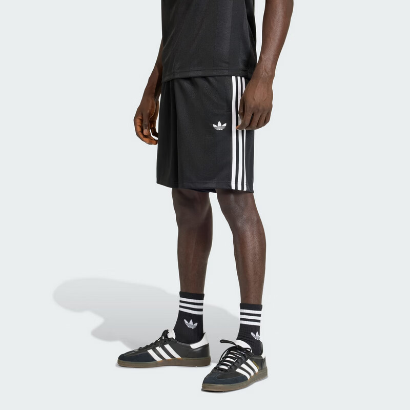 Adidas Originals Men's 3S OS SHO Knit Shorts KE3594 Black XL 2