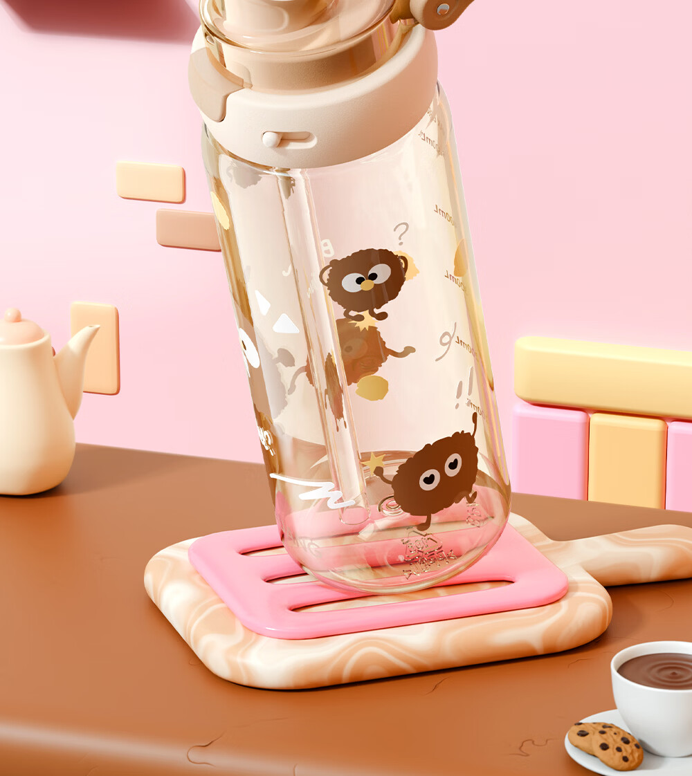 Fuguang Children's Student Plastic Water Bottle PPSU Portable Summer Sports Large Capacity Cup for Pregnant Women and Infants 15