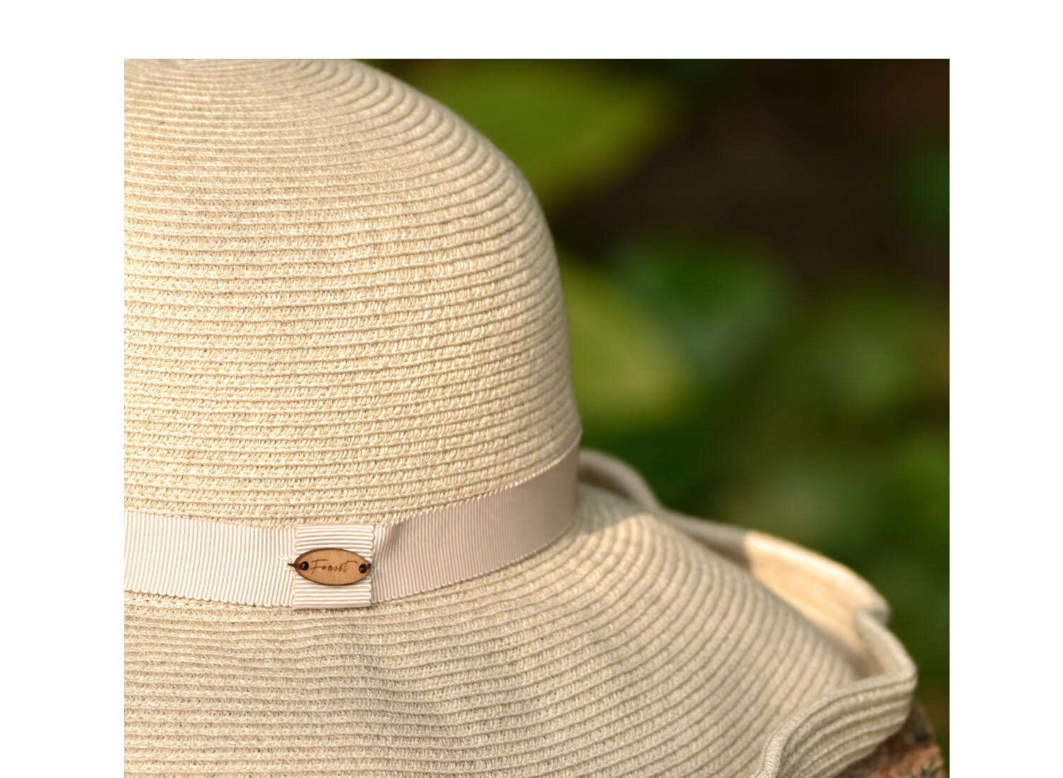FANCET Women's Sun Hat Spring Summer Cotton Linen Blend Breathable French Style Wide Brim Bucket Hat UV Protection Sunshade Hat for Travel 8