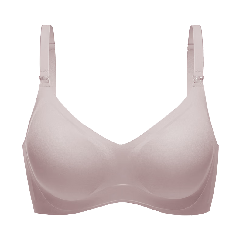 EMXEE Nursing Bra, Thin And Comfortable for Spring And Autumn, Seamless, Push-Up, Anti-Sagging, Shaping, for Breastfeeding during Pregnancy, Size M
