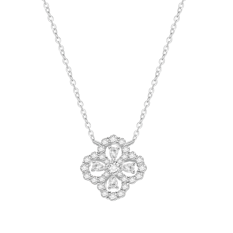 Disney 2026 New Luxury Minimalist Women's Sterling Silver Pendant Necklace Collarbone Chain