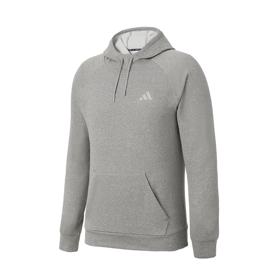 Adidas Men's Knitted Hoodie Casual Sports Pullover IW8390 Medium Heather Gray S