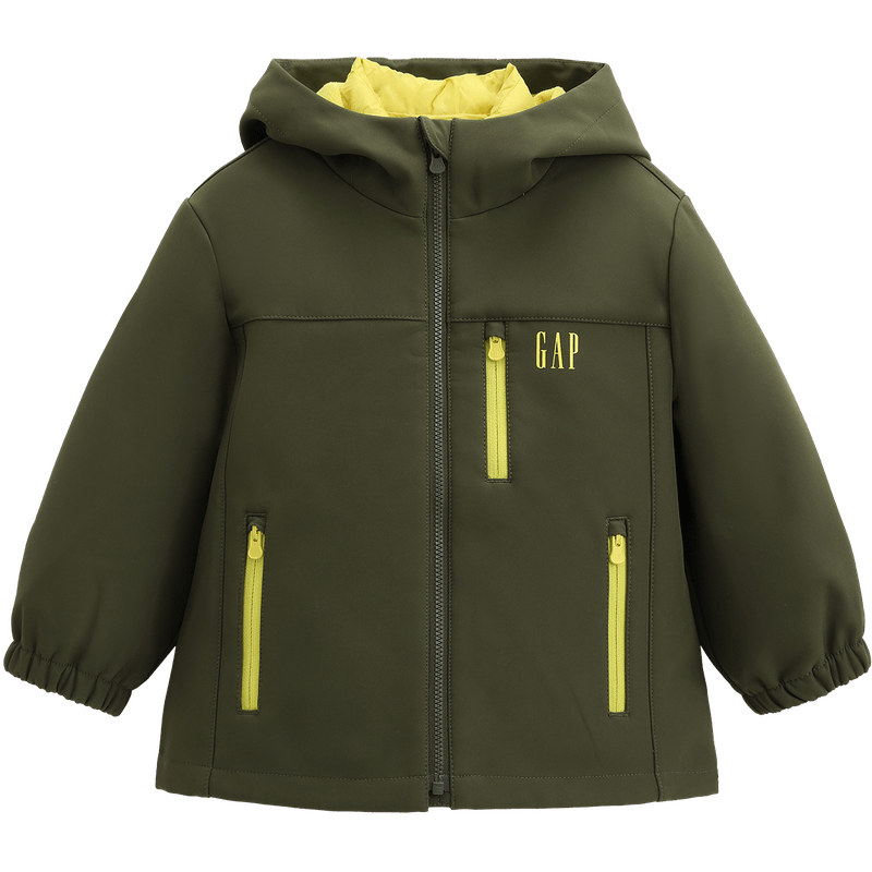 GAP [Same Style for Older And Younger Kids] Boys And Girls Spring Logo Contrast Color Long-Sleeve Sweatshirt 687330