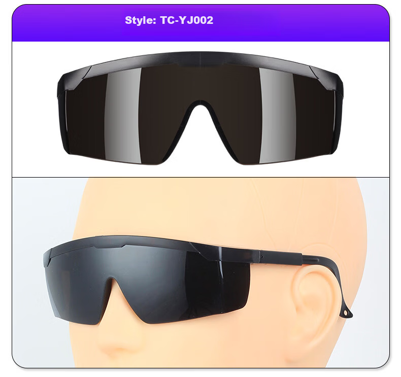 WOLSGIN Welding Glasses for Welders, Anti-Strong Light Protective Goggles, Splash and Eye Protection, Welding Safety Goggles, Shade 8 4