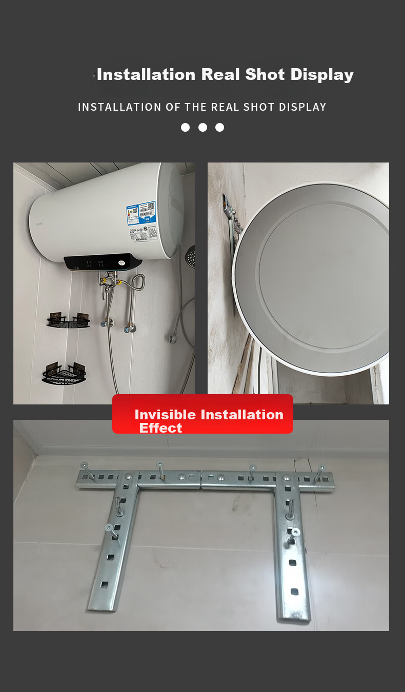Lelandy Electric Water Heater Wall Mount Bracket Hollow Wall Heavy Duty Support Adjustable Universal Hanging Hook L8147 9