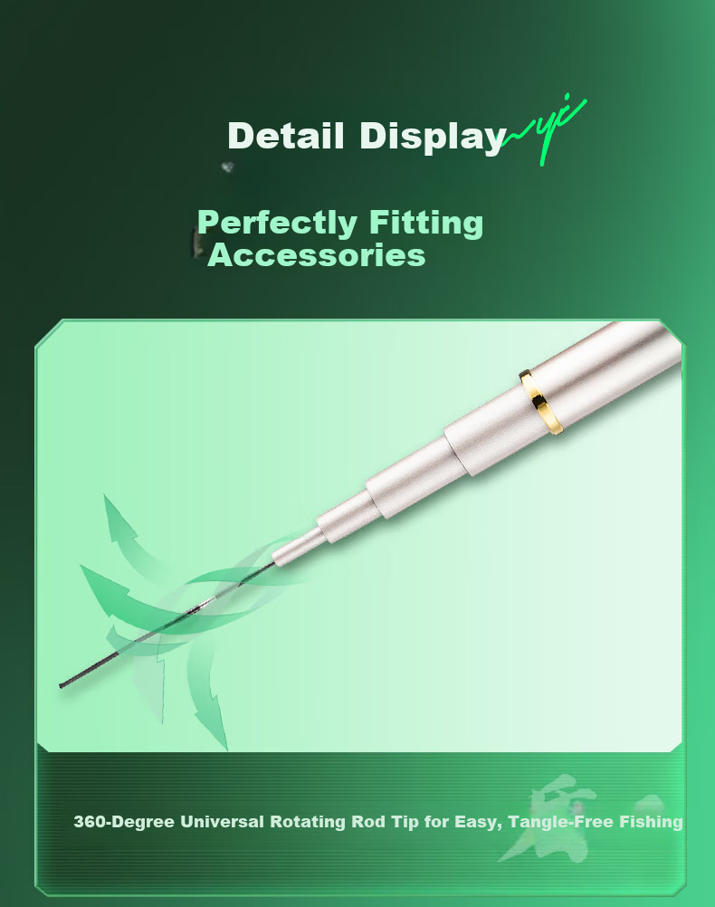 GW New Product Shield One Ultra-Light Comprehensive 5.4-Meter Platform Fishing Rod, Hand Rod with 37 Sections, Carbon Fiber Fishing Pole, Ultra-Light And Ultra-Hard Fishing Rod 22
