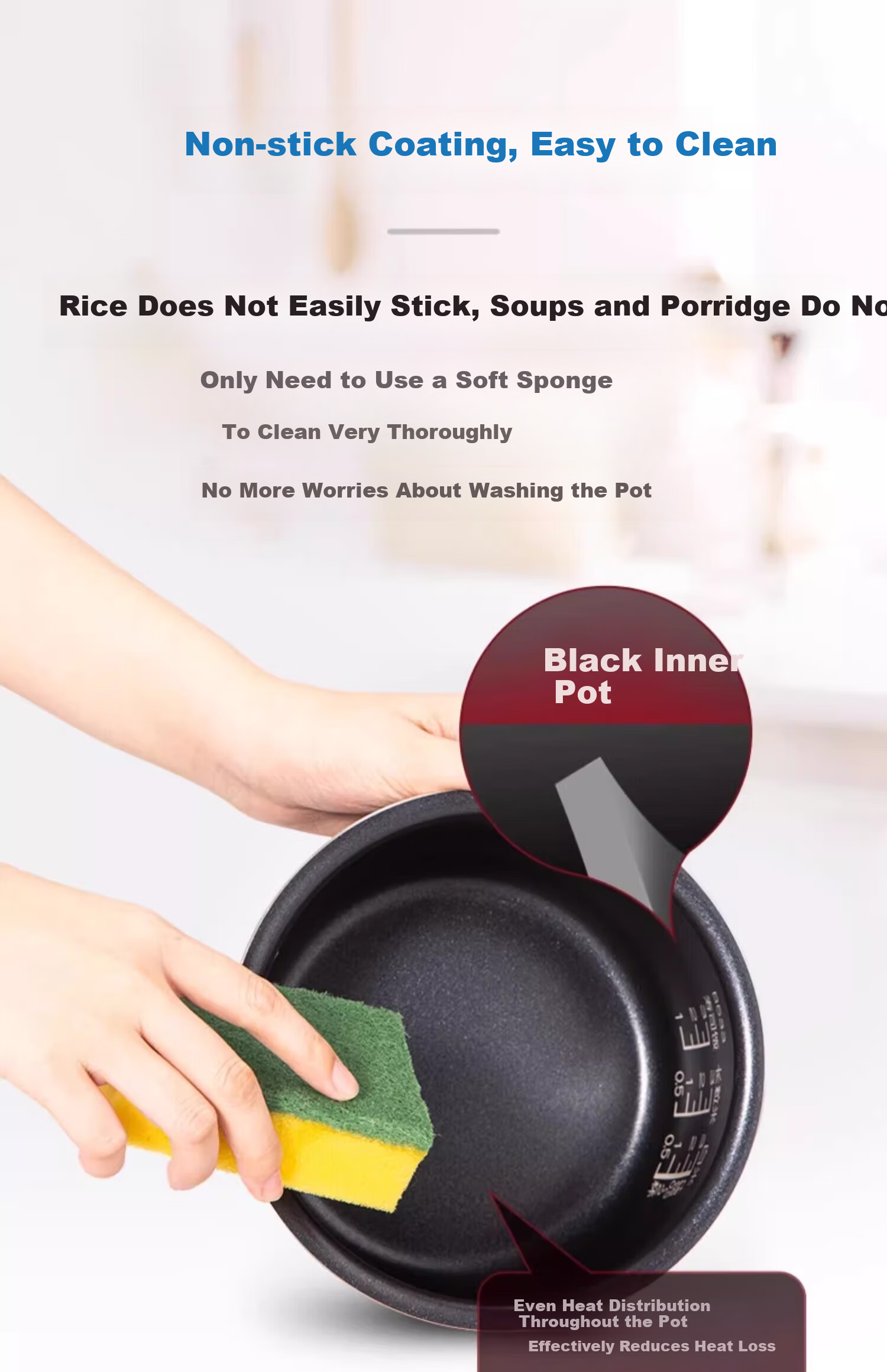 ZO JIRUSHI Mini Household Multifunctional Smart Scheduled Rice Cooker Non-stick Easy-to-Clean Inner Pot Black Inner Pot 8 Cooking Functions 1.8L (1-3 People) 7