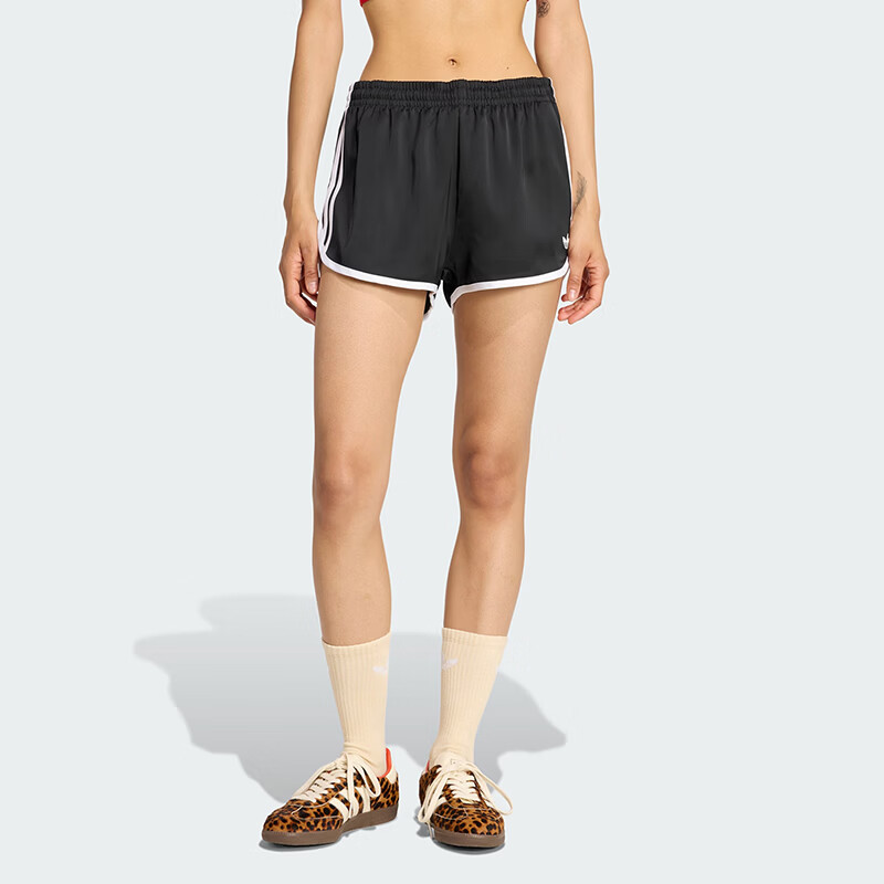 Adidas Originals Women's 3S SPRNTR Woven Shorts KD7977 Black S 2