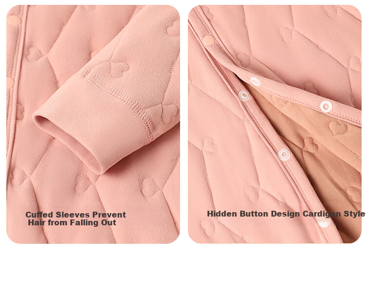 LangSha Thermal Underwear School Uniform Base Layer Winter Kids Warm Jacket Cotton Padded Coat for Girls Elementary and Middle School Students 18
