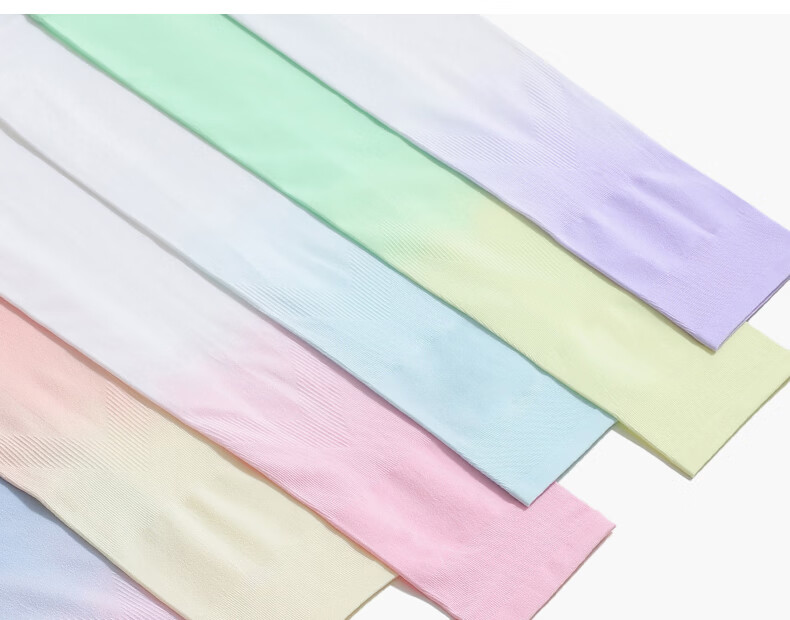 RED DRAGONFLY Women's Summer Ice Silk Gradient Cooling Sun Protection Arm Sleeves UV Protection Gloves for Men 15