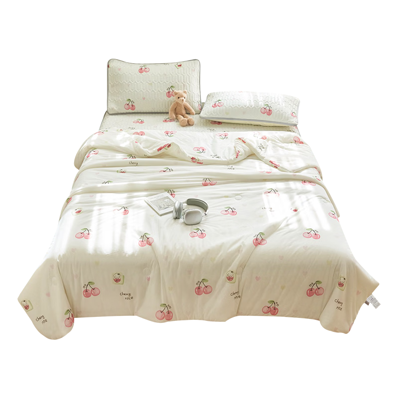 Grace A-Class Fabric Cooling Silk Summer Quilt Cooling Value 0.21 Summer Ice Silk Air Conditioning Quilt 150*200cm