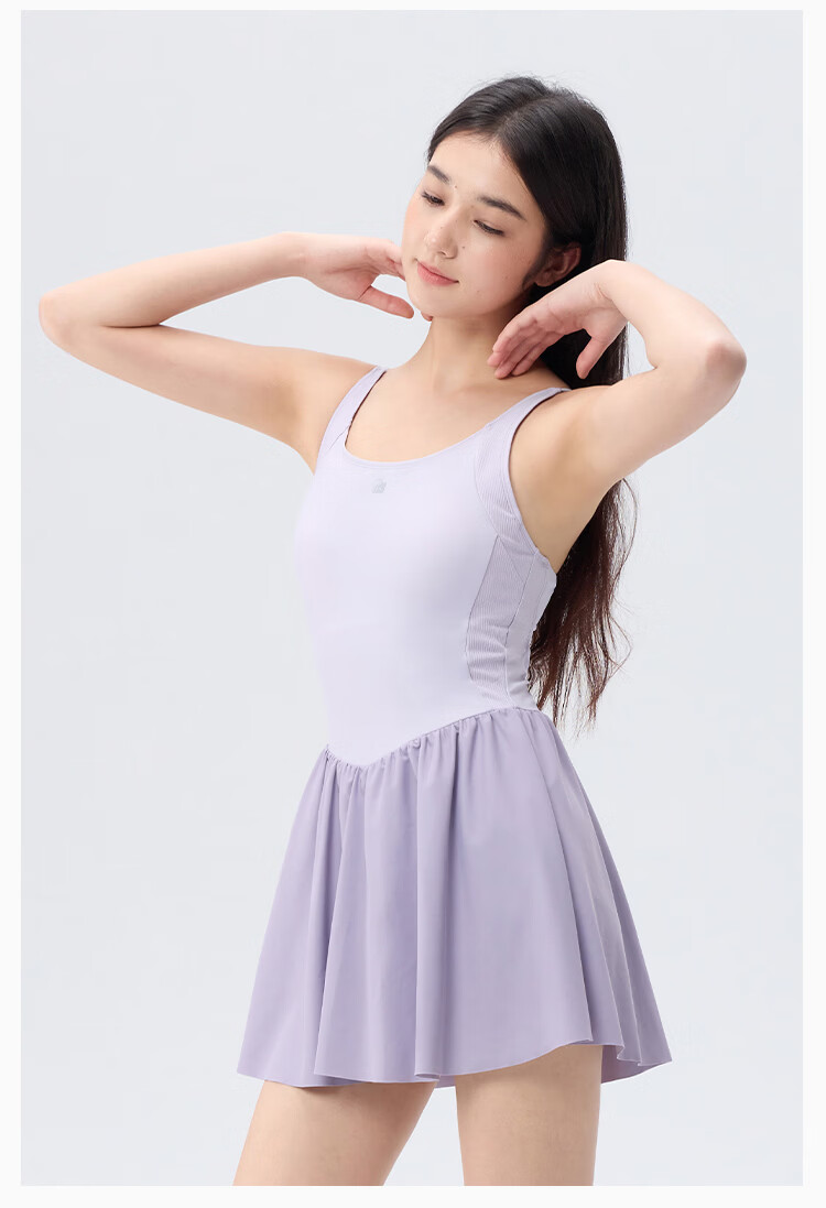 Keep Women's Sleeveless One-Piece Swimsuit Fashion Slim Fit Stretch Hot Spring Swimwear 108 Black S 6