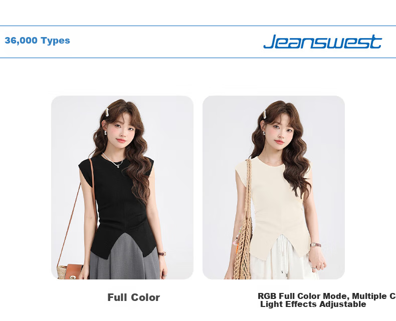 Jeanswest Women's Summer V-Neck Sleeveless Solid Color Pleated Waist-Slimming Split Top Black One Size 2