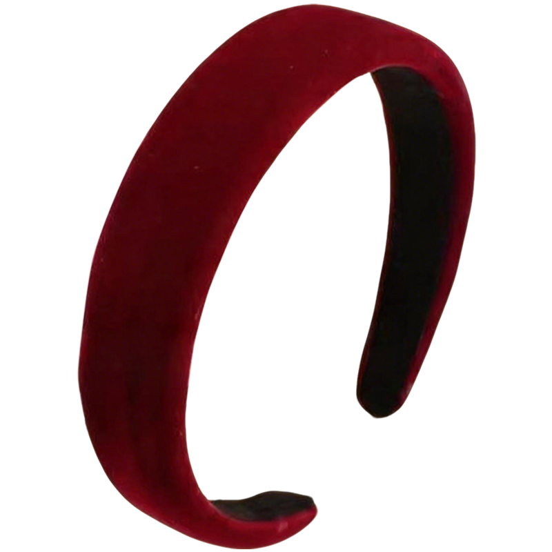 Kousu Red Headband Women's New Year Wide-Edge Hair Press Wash Face Headband High-End Fashion Hair Accessory