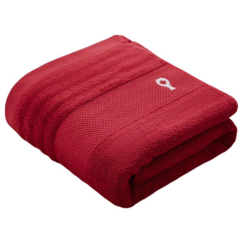 Grace Guose Series Thick Pure Cotton Bath Towel, 7A Antibacterial Absorbent Non-Shedding, for Men And Women, Bath Towel, Sports, Zhu Ying Hong