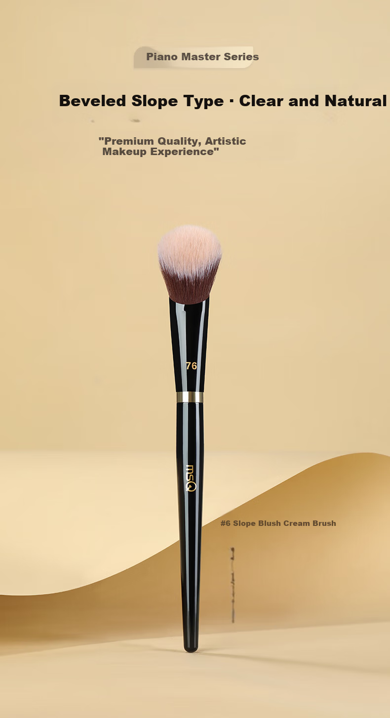 MSQ Piano Master No.76 Slant Blush Cream Brush Soft Makeup Contour Brush Single Piece 1