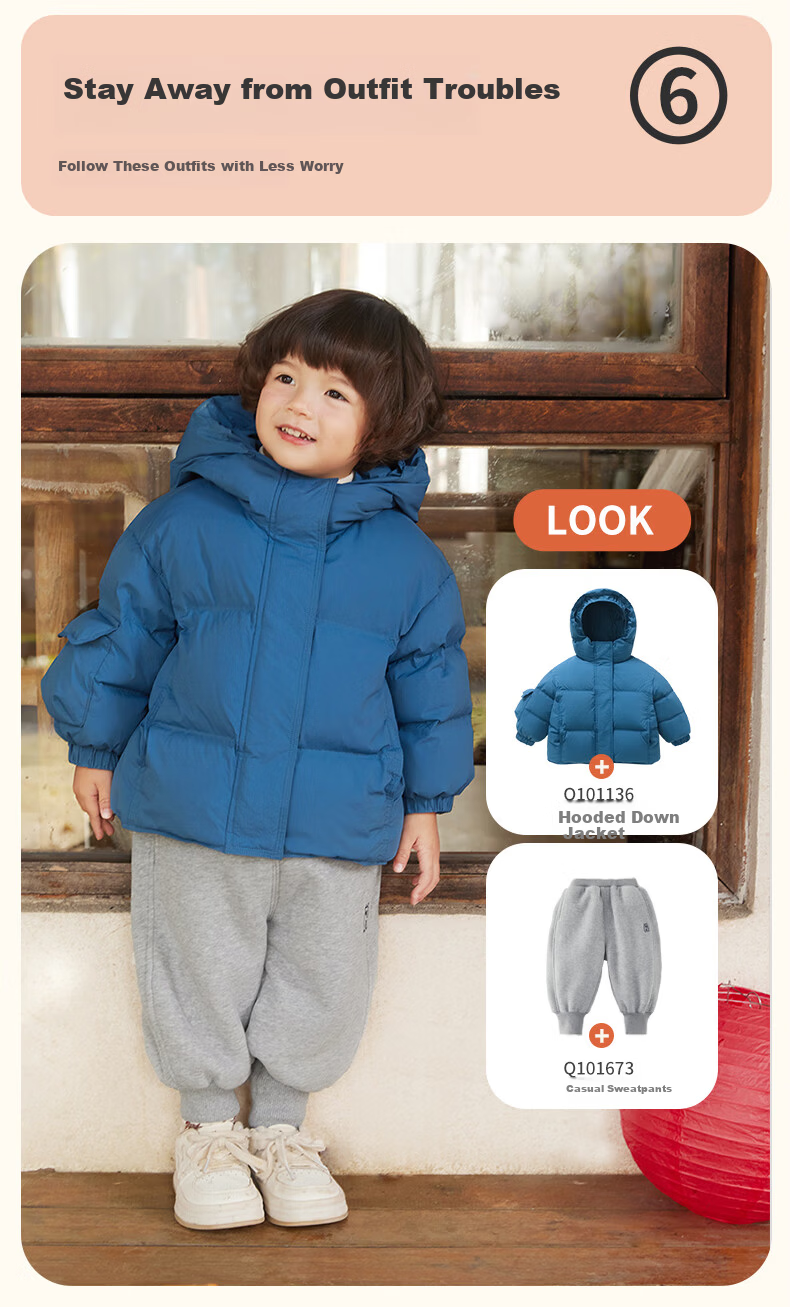 Qiqi Bear [Integrated Alpaca Wool] Boys' Fleece-Lined Thickened Pants Children's Sports Pants Autumn Winter Boys' Sweatpants 11
