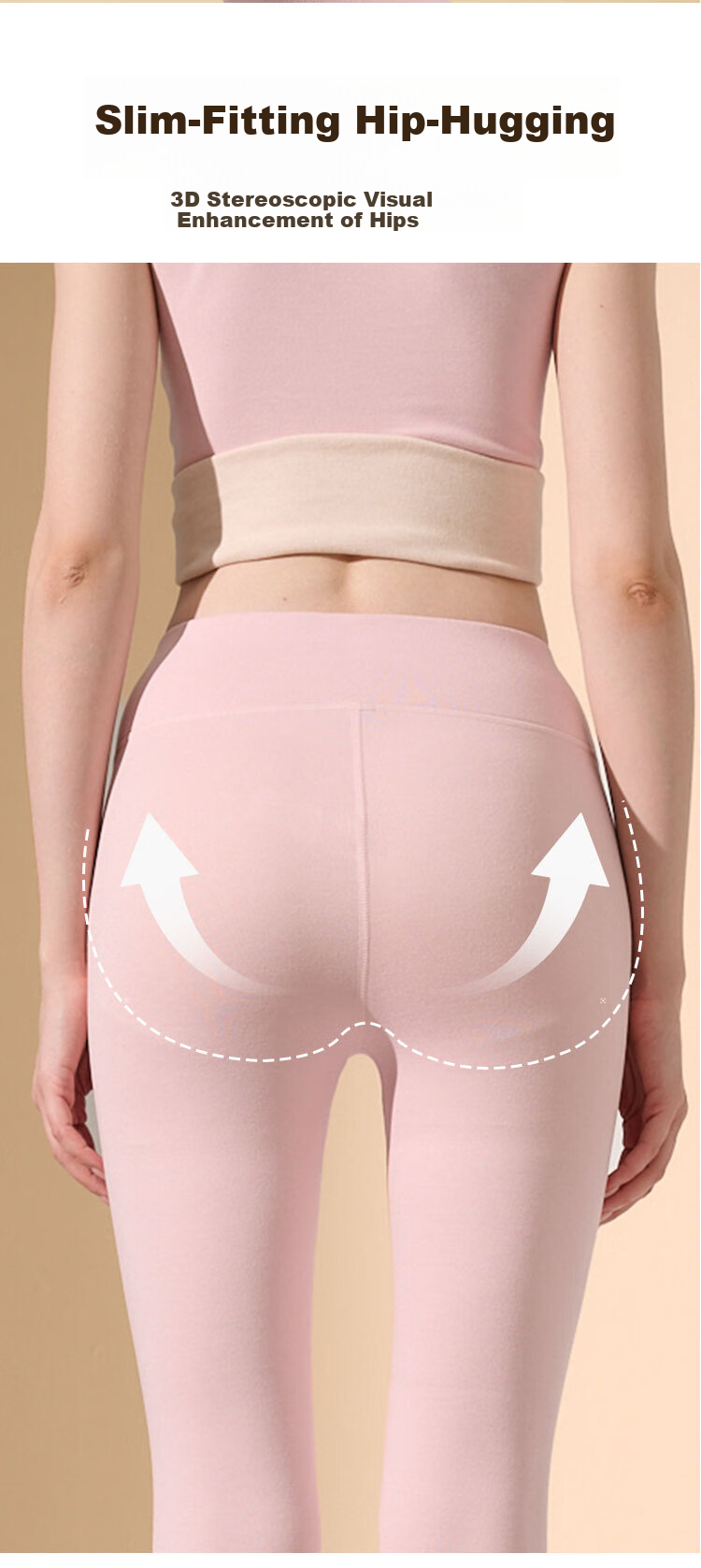 COVER ORANGE High Waist Thermal Leggings for Women Antibacterial Plus Size Autumn Winter Shaping Tummy Control Knit Pants 9