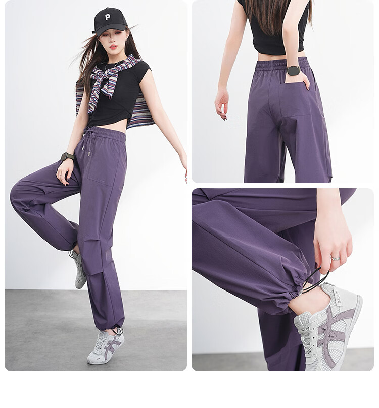 Free Style Women's Cargo Pants Summer Thin 2026 New High Waist Slim Waterproof Quick-Dry Outdoor Paratrooper Hiking Tactical Pants 22