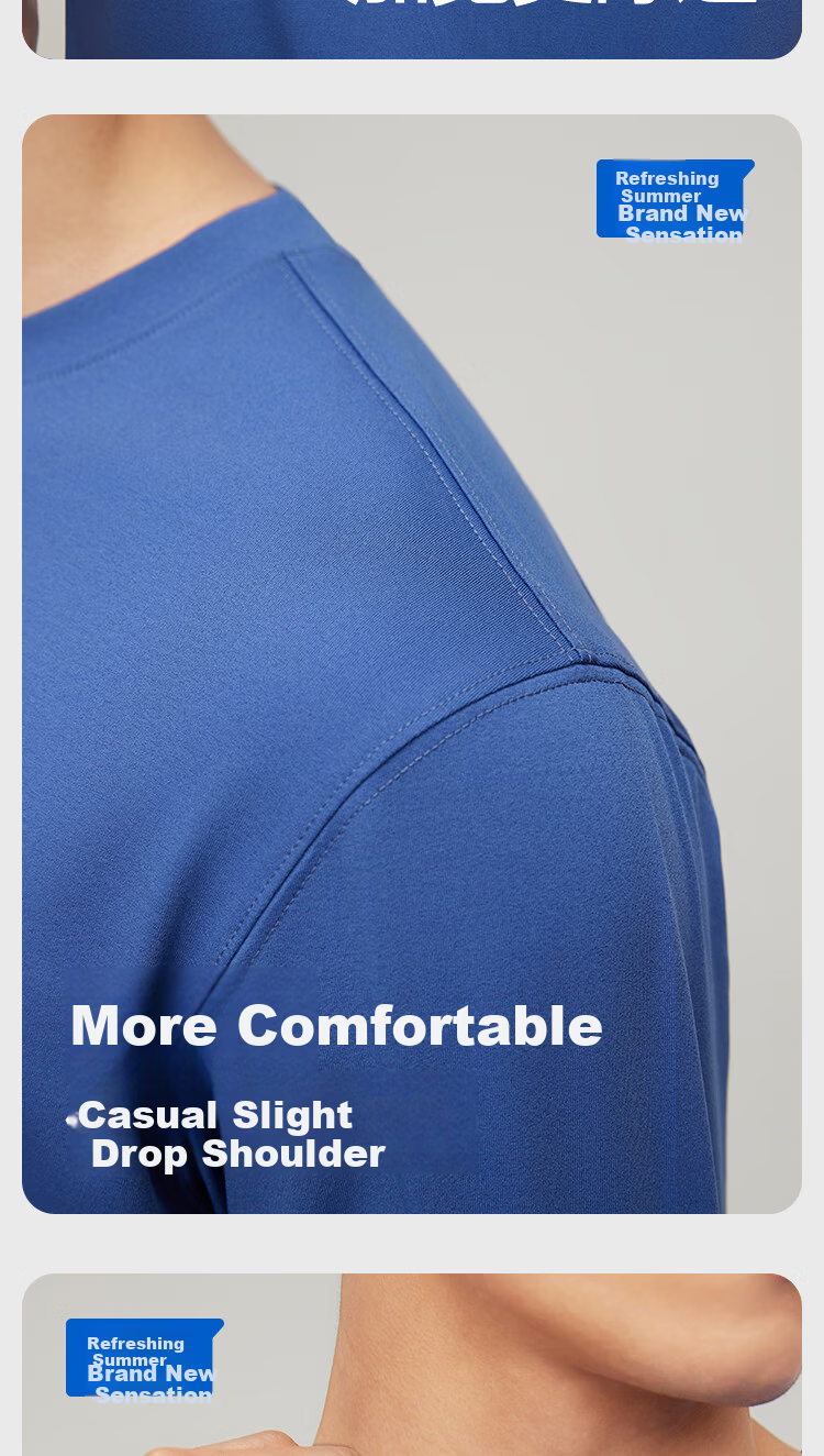 HLA [Zui Huxi-Air8S] Short-Sleeve Undershirt for Men And Women, Moisture-Wicking Quick-Dry Couple's Basic Undershirt 17
