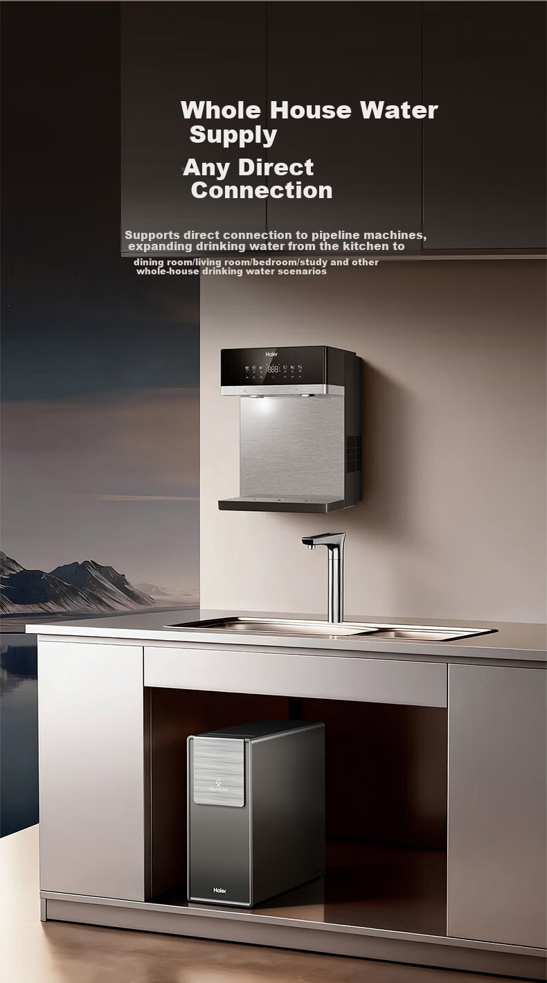 Haier Fresh Water ProMax 2000G Heated Direct Drinking Integrated Water Purifier 3.0 Antibacterial Filter Warm Water 5.3L/min Large Constant Temperature Chamber Water Purifier 6-Year Long-Lasting Membr 22