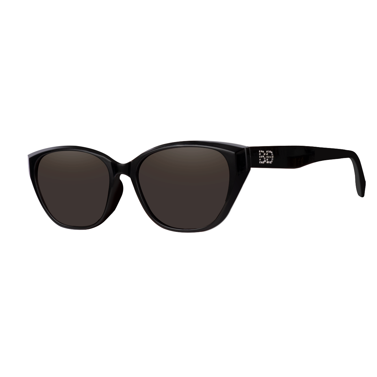 Angelamiao New Trendy Versatile Cat Eye Sunglasses for Women Round Face Slimming TR Polarized Sunglasses