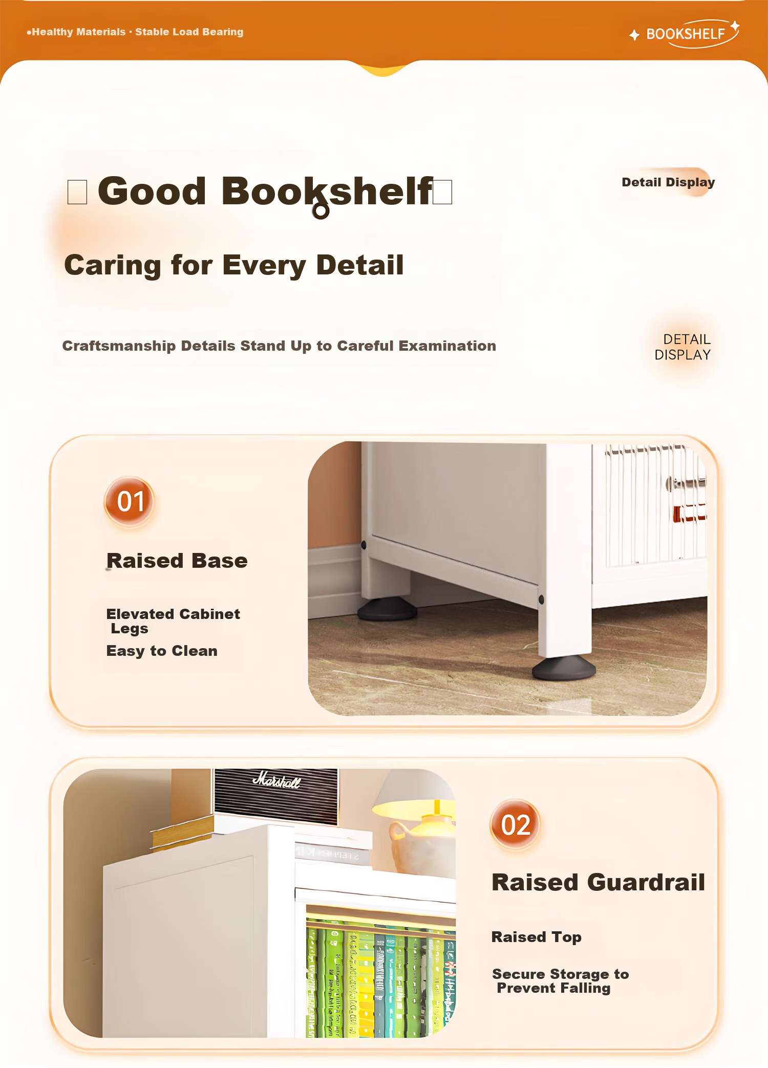 Tangji Steel Bookshelf Dustproof Floor-Standing Multi-Layer with Door Iron Storage Rack Six-Layer 120cm 8