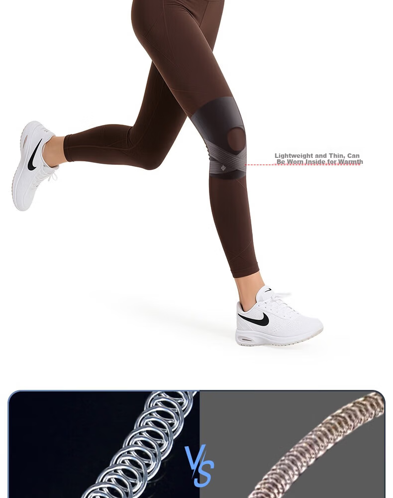 Bestray Meniscus Knee Brace Injury Knee Joint Protection Medical Basketball Grade Sports Professional Protective for Men and Women 15