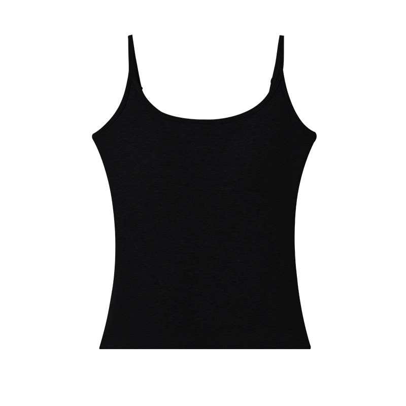 Fenteng Women's Camisole Cooling Silk Bra-Free Breathable Versatile Backless Base Layer Top