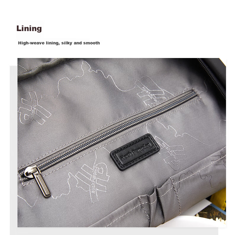 Hush Puppies Men's Large Capacity Casual Travel Backpack Laptop Bag Multifunctional School Bag Birthday Gift for Boyfriend 12