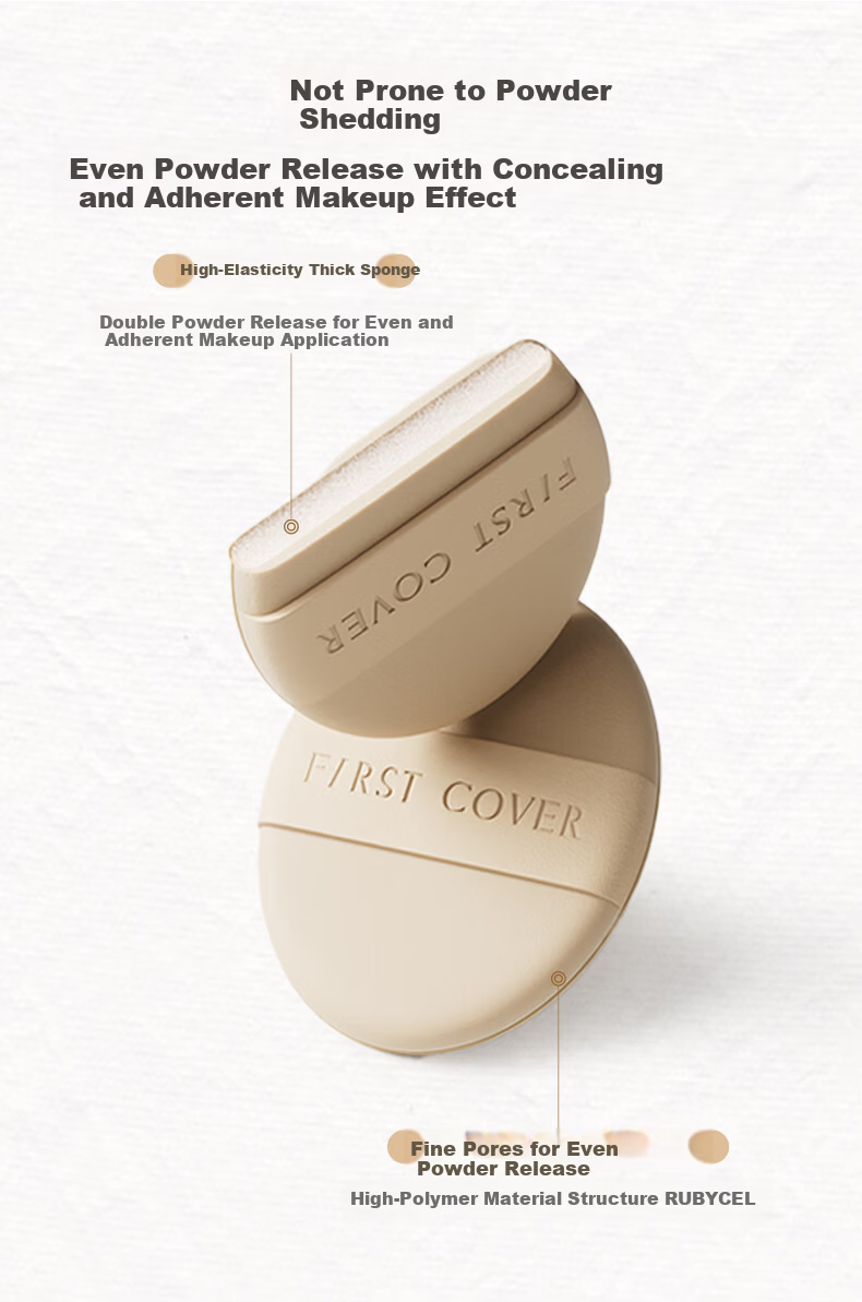FIRST COVER FC Compression Foundation Custom Sponge Dual-Sided Dry and Wet Use 4