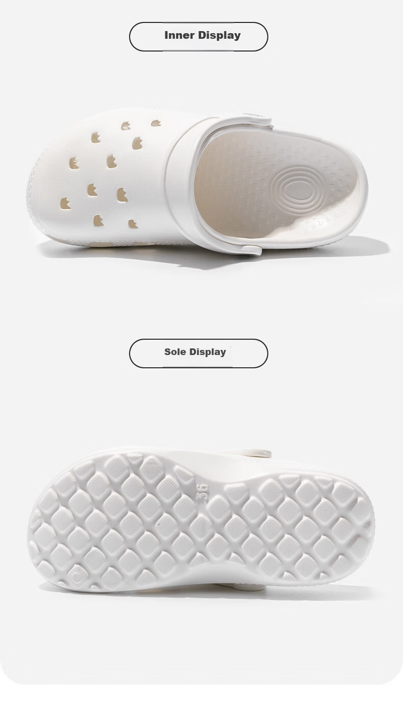 Jiayi Unisex Outdoor Casual Breathable Thick-Soled Soft Elastic Waterproof Sandals Ancient White 38JY420 20