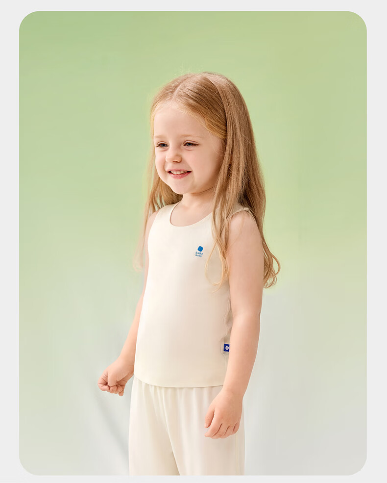 Babycare Natural Cool Sleeveless Top Baby Homewear Short Sleeve Tank Summer Ice Grape 110 25