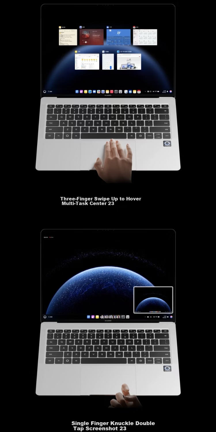 HUAWEI MateBook Pro Soft Light Edition Laptop, OLED Eye-Protecting Cloud Clear Soft Light Screen, HarmonyOS, 970g Ultra-Thin Long Battery Life, 32GB RAM, 1TB Storage, Xuanbai Color 18