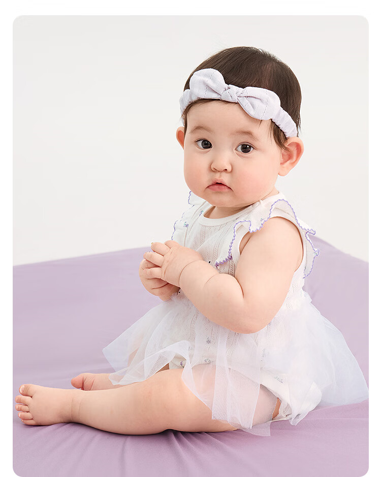 Balabala【balaOne】Baby Romper Infant Girls Triangle Bodysuit 2026 Cute Stylish Adorable 13