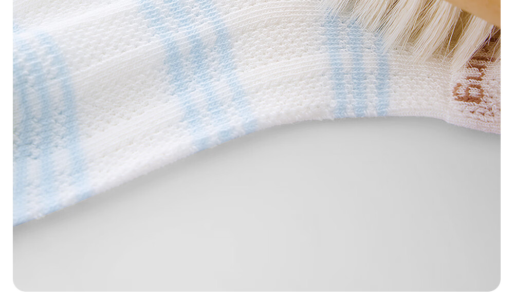 Betis Children's Socks 5-7 Years Summer Thin Cotton Class A Antibacterial Baby Mid-Calf Breathable Seamless Mesh Socks 19