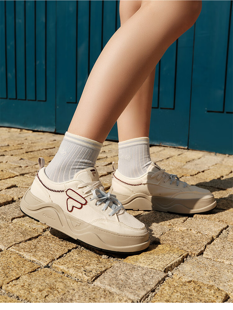 FILA Official Trendy Brand 50-50 DX II Canvas Shoes 2026 Summer Casual Versatile Sneakers 27