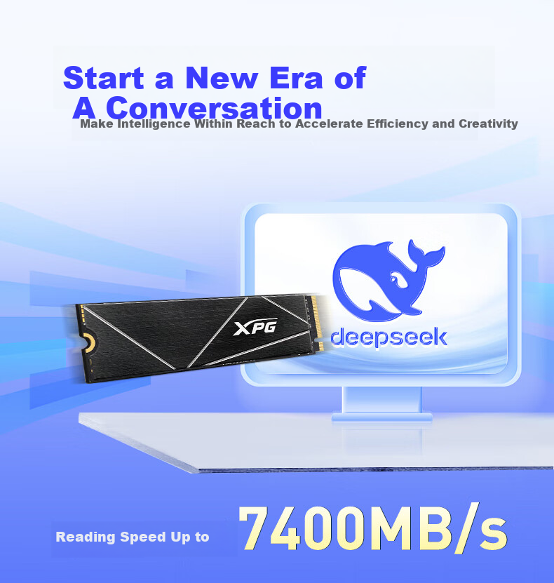 ADATA 1TB SSD M.2 NVMe PCIe 4.0 x4 XPG S70B Compatible with PS5 Deepseek Hardware 3