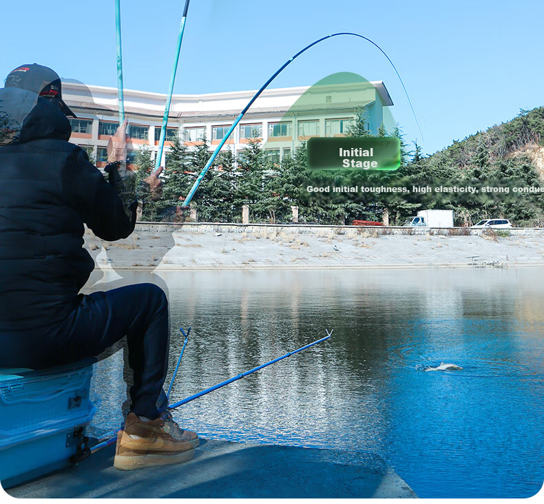 GW Fishing Rod Evening Mist Ultra-Light Ultra-Hard Carbon Fishing Rod 3.9m 12