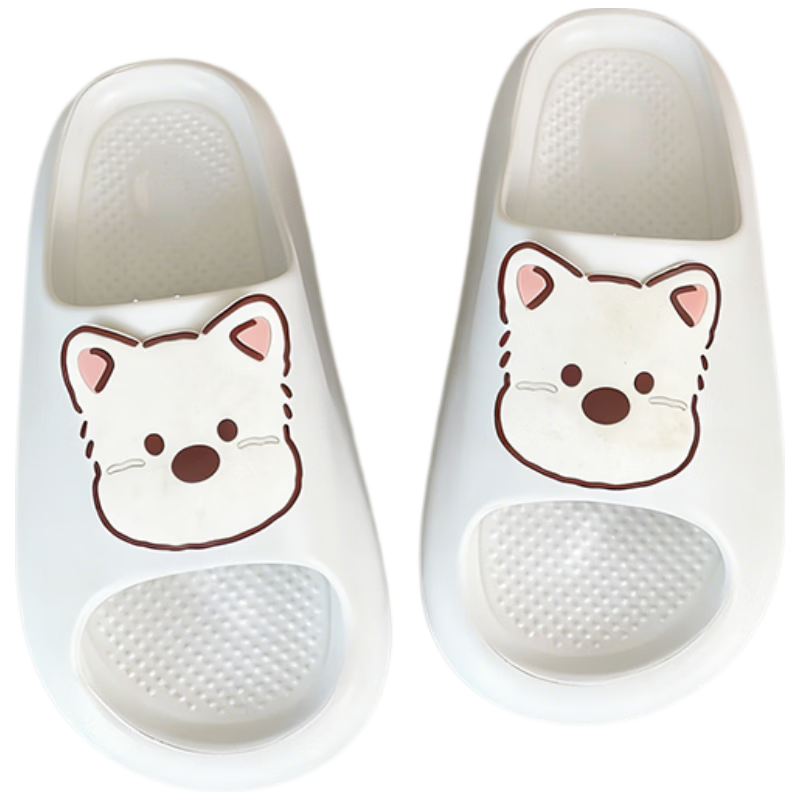 AILAIJIA West Highland White Terrier Cute Girls Home Slippers Blue Size 36-37