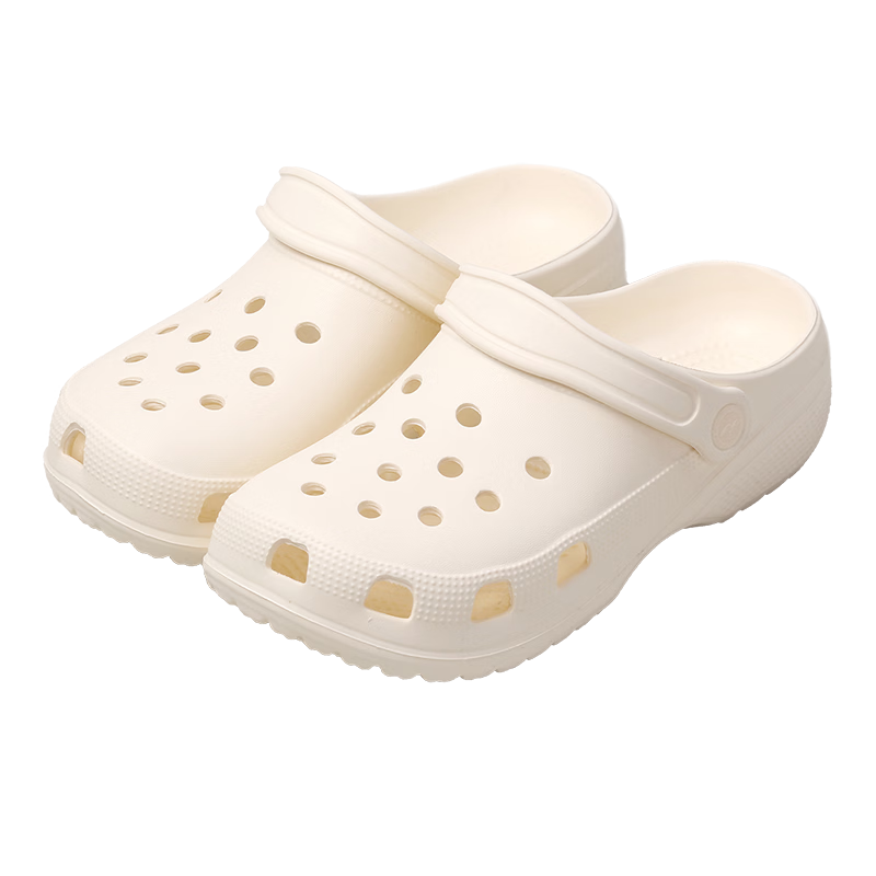 Mercury Home Textiles Summer Outdoor Unisex Holey Slippers Beach Sandals Women Non-Slip Thick Sole Soft Couple Closed-Toe Slippers