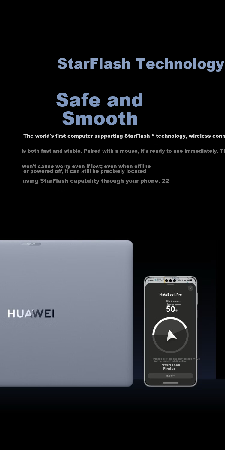 HUAWEI MateBook Pro Soft Light Edition Laptop, OLED Eye-Protecting Cloud Clear Soft Light Screen, HarmonyOS, 970g Ultra-Thin Long Battery Life, 32GB RAM, 1TB Storage, Xuanbai Color 15
