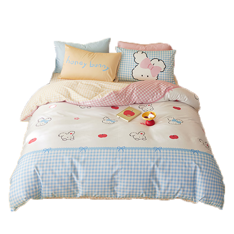 Dohia Home Textile Pure Cotton Pillowcase Single Piece 100% Combed Cotton Double Pillowcase Pillow Core Cover Pair 74*48cm