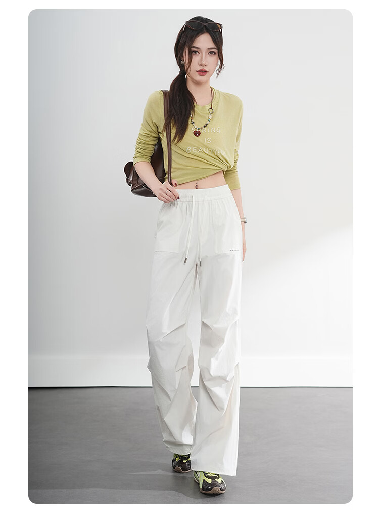 Free Style Women's Cargo Pants Summer Thin 2026 New High Waist Slim Waterproof Quick-Dry Outdoor Paratrooper Hiking Tactical Pants 24