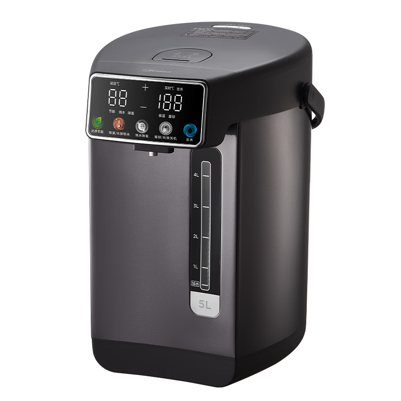 Midea Electric Water Dispenser, Antibacterial Water Kettle for Home Use, 5L Large Capacity Milk Maker, Mother And Baby Grade 316L Stainless Steel Inner Tank, Constant Temperature Kettle, All-In Master Water Purifier SP03-VI