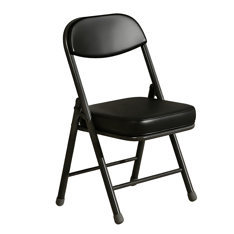XINGKAI Folding Chair, Office Chair, Conference Chair, Computer Chair, Backrest Chair, Extra Thick Home Folding Chair XK1088 Black